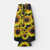 明るい黄色のひまわり ボトルクーラー (裏面)