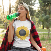 明るい黄色のひまわりTシャツ Tシャツ