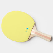 明るい黄色のオーダーメイド 卓球ラケット (横)
