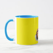 明るい黄色のコーヒーマグ マグカップ (左)