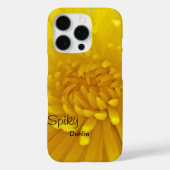 明るい黄色のスパイシーダリアのクローズアップ写真 Case-Mate iPhoneケース (裏面)