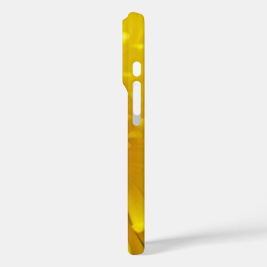 明るい黄色のスパイシーダリアのクローズアップ写真 Case-Mate iPhoneケース (裏面 / 左)