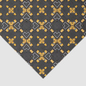 明るい黄色のタクシーのタクシーのパターン 薄葉紙 (詳細)