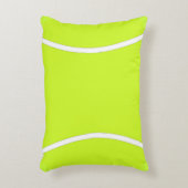 明るい黄色のテニスボールアクセントピロー アクセントクッション (正面(垂直))