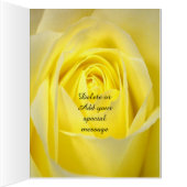 明るい黄色のバラが私の花嫁になる (内側(右))