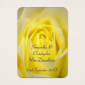 明るい黄色のバラの花が好きよ感謝していりラベル (正面)