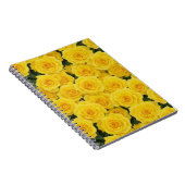 明るい黄色のバラ ノートブック (右側)