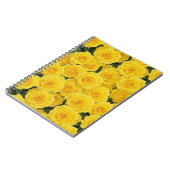 明るい黄色のバラ ノートブック (左側)