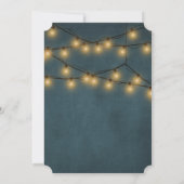 明るい黄色のヒマワリのメイスンジャーブライダルシャワー 招待状 (裏面)