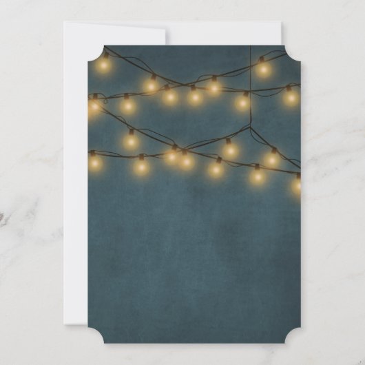 明るい黄色のヒマワリのメイスンジャーブライダルシャワー 招待状 (裏面)