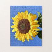 明るい黄色のヒマワリ ジグソーパズル (縦)
