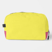 明るい黄色のピンクの下コーナー ドップキット (正面)