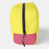 明るい黄色のピンクの下コーナー ドップキット (右)