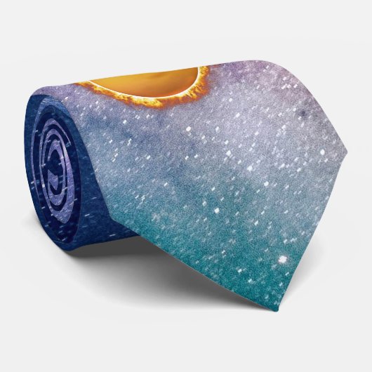 明るい黄色の太陽の私たちの星と太陽 ネクタイ (ロール)