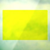 明るい黄色の窓が30x20インチ離れない ウィンドウサイン (シート3)