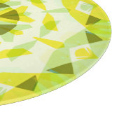 明るい黄色の緑の夏の星ドーパミンデコル カッティングボード (角)