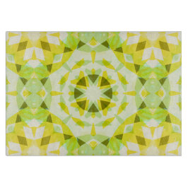 明るい黄色の緑の夏の星ドーパミンデコル カッティングボード