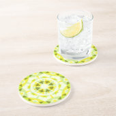 明るい黄色の緑の夏の星ドーパミンデコル コースター (側面)
