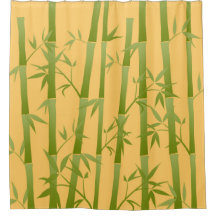 明るい黄色の緑の竹の植物ライト