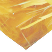 明るい黄色の羽 ショートテーブルランナー (コーナー)