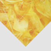 明るい黄色の羽 薄葉紙 (詳細)