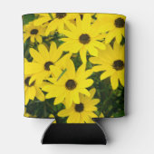 明るい黄色の花 缶クーラー (裏面)