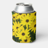 明るい黄色の花 缶クーラー (缶裏面)