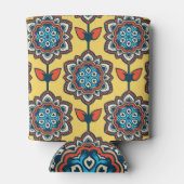 明るい黄色の装飾品：シームレスデコール 缶クーラー (裏面)