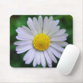 明るい黄色 – 白デイジー マウスパッド (マウス)