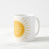 明るい黄色No Ray Of Sunshine おもしろい Coffee Mug コーヒーマグカップ (正面右)