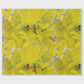 明るい黄離れ色 ラッピングペーパー (フラット)