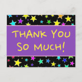 明るい「ありがとうございます！」ポストカード ポストカード (正面)