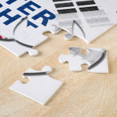 明るい「いい日を過ごす」韓国国旗のアートデザイン ジグソーパズル (側面)