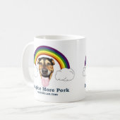 明るい-より多くのポークコーヒー・マグを想像して下さい コーヒーマグカップ (正面左)