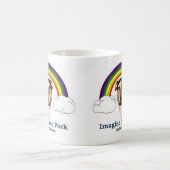 明るい-より多くのポークコーヒー・マグを想像して下さい コーヒーマグカップ (中央)