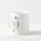 明るい コーヒーマグカップ (正面左)