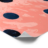 明るい「ハローサンシャイン」の挨拶 ポスター (角)