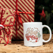 明るい:メリークリスマスコーヒーマグを飲む コーヒーマグカップ