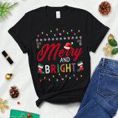 明るい – メリークリスマスティー – 家族のクリスマス Tシャツ