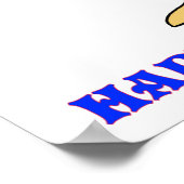 明るい（ユダヤ教）メノラー ポスター (角)