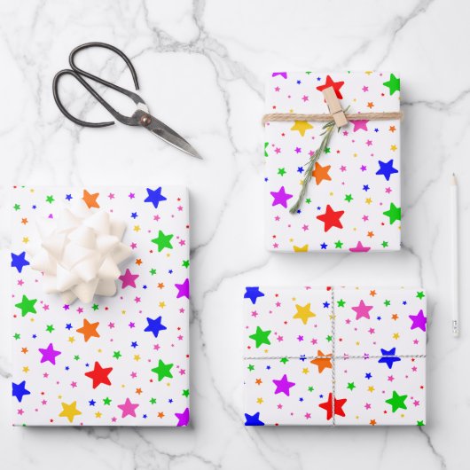 明るい ラッピングペーパーシート (正面)