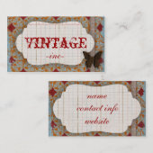 明るい、ヴィンテージは名刺をインスパイア 名刺 (正面/裏面)