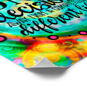 明るい「感動的1つの決断」教室 ポスター (角)