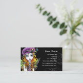 "明るい"蝶虹の妖精の名刺 名刺 (スタンド正面)