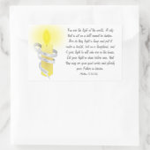 明るい 長方形シール (バッグ)