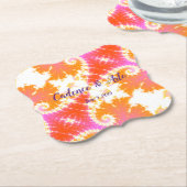 明るいBoho ペーパーコースター (アングル)