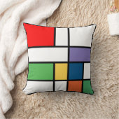 明るいColorblockのポップアートの装飾用クッション クッション (ブランケット)