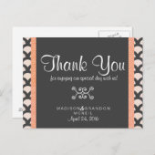 明るいNの美しいサンキューカード ポストカード (正面/裏面)