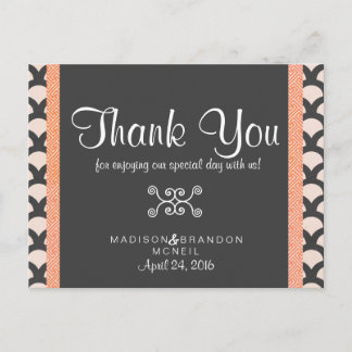 明るいNの美しいサンキューカード ポストカード