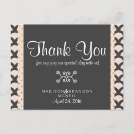 明るいNの美しいサンキューカード ポストカード